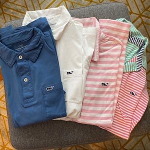 Lot of Vineyard Vines polo tees